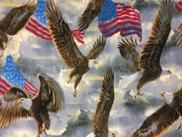 Patriotic Fleece Fabric