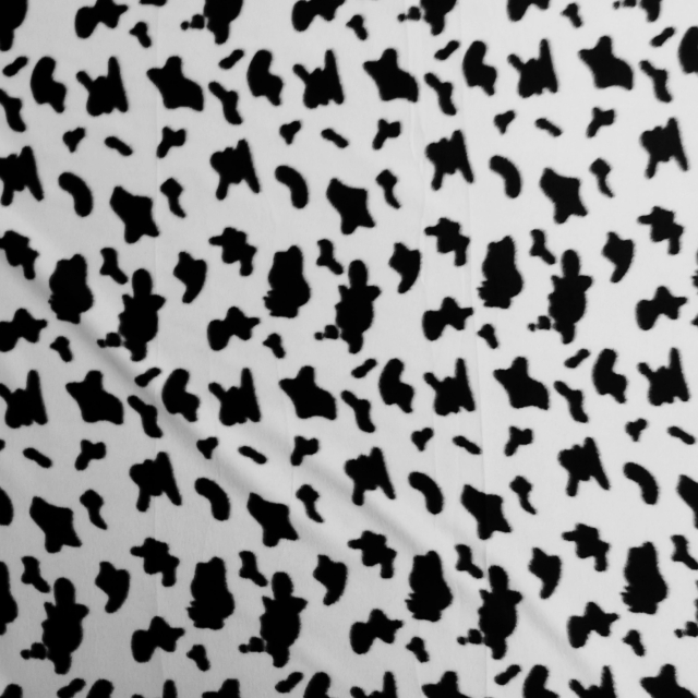 Cow Print Fleece Fabric