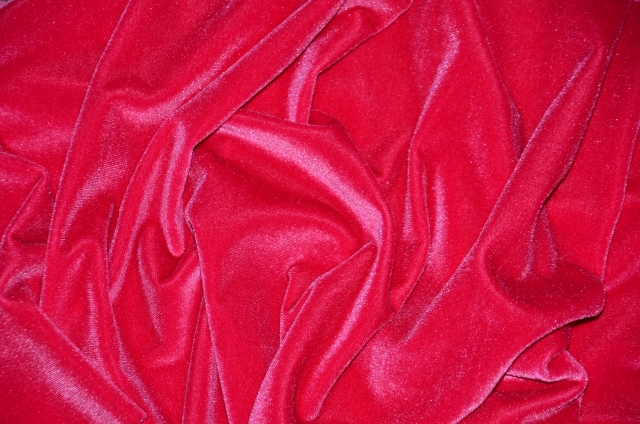 Fuchsia Stretch Velvet Fabric