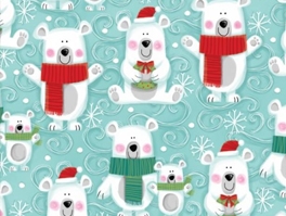 Christmas & Winter Fleece Fabric