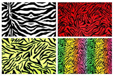 Zebra Fleece Fabric