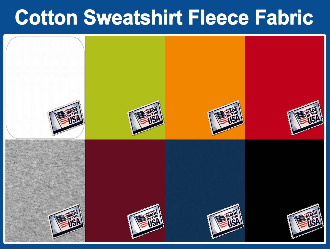Cotton Sweatshirt Fleece Fabric