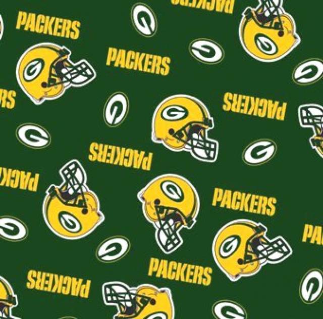 Green Bay Packers Allovers NFL Fleece Fabric