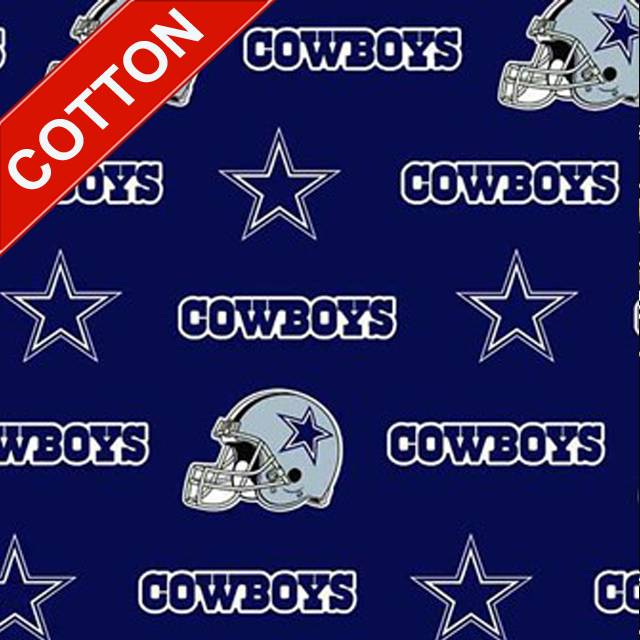 Dallas Cowboys Navy NFL Cotton Fabric