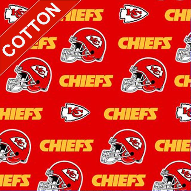 Kansas City Chiefs NFL Cotton Fabric 