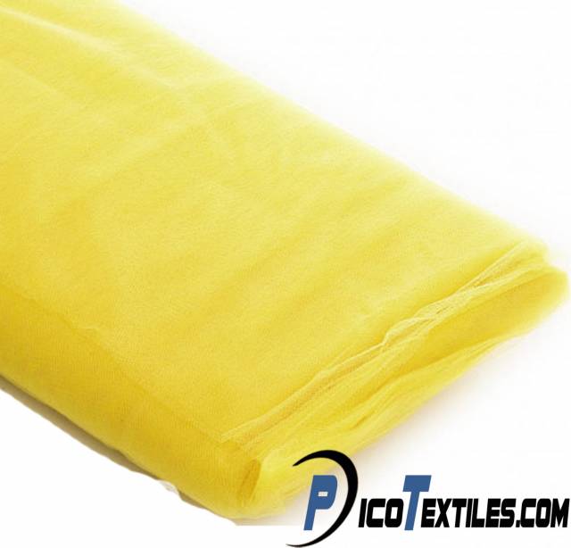 Canary Yellow Tulle Fabric by the Bolt