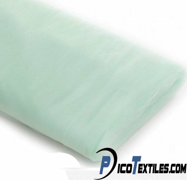 Mint Tulle Fabric by the Bolt