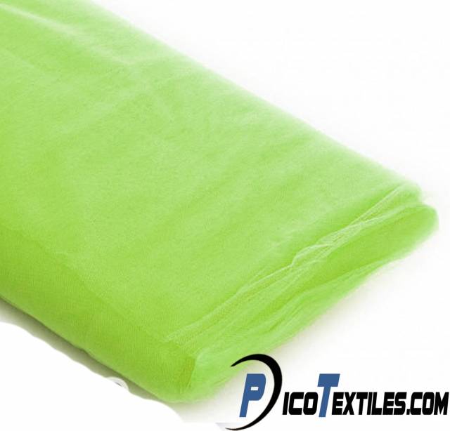 Lime Green Tulle Fabric by the Bolt