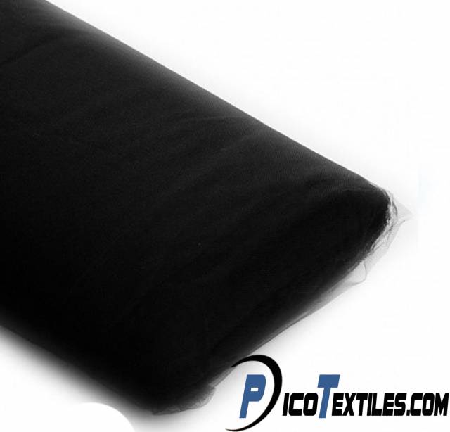 Black Tulle Fabric by the Bolt