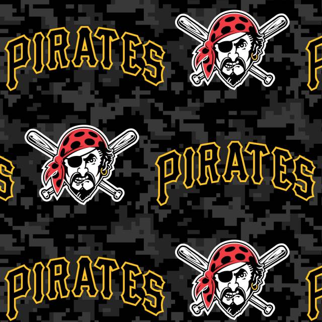 Pittsburgh Pirates MLB Fleece Fabric