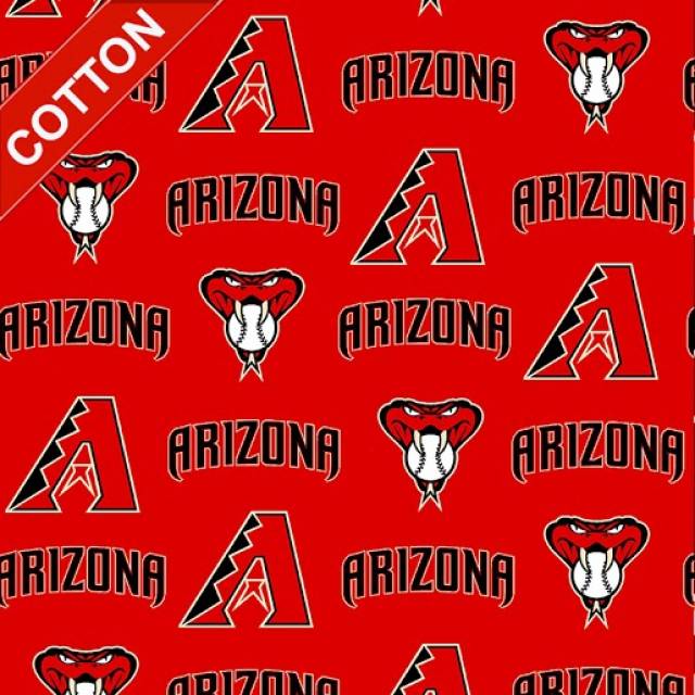 Arizona Diamondbacks MLB Cotton Fabric