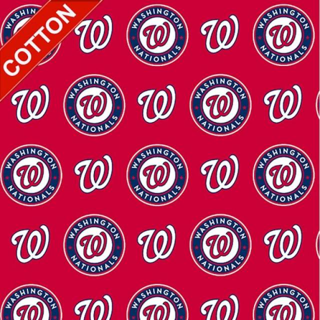 Washington Nationals MLB Cotton Fabric