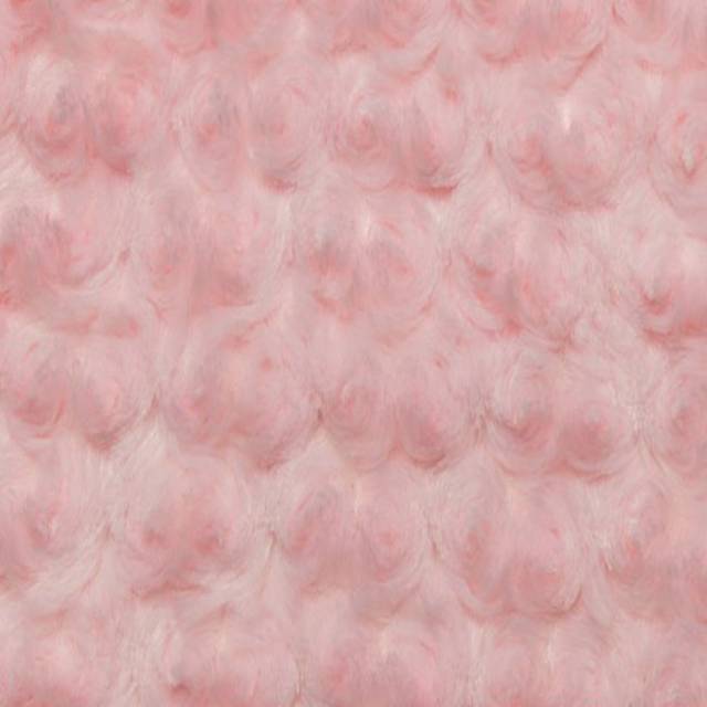 Baby Pink Rose Cuddle Fabric
