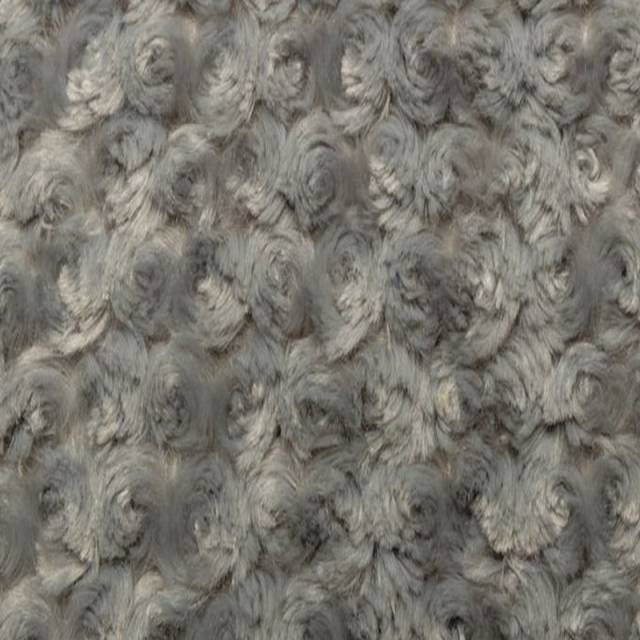 Silver Rose Cuddle Fabric