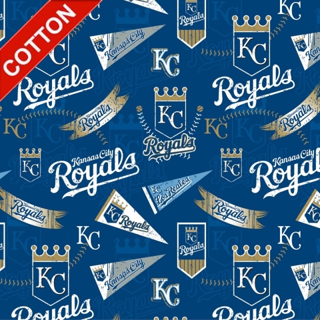 Kansas City Royals MLB Cotton Fabric