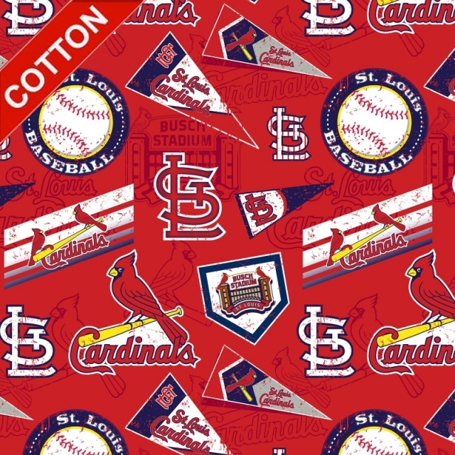 St. Louis Cardinals MLB Cotton Fabric