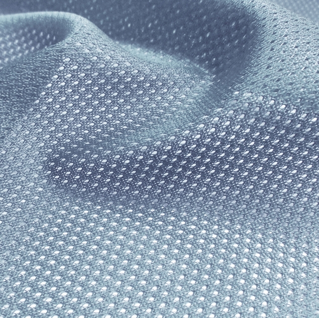 Sky Blue Micro Mesh Jersey Fabric