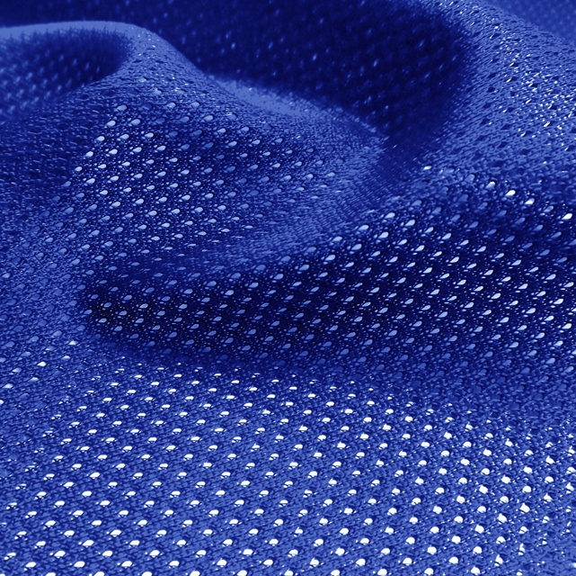 Royal Blue Micro Mesh Jersey Fabric