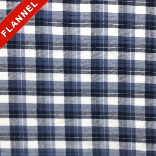 Tartan Plaid Yarn Dyed Flannel Fabric. FP12