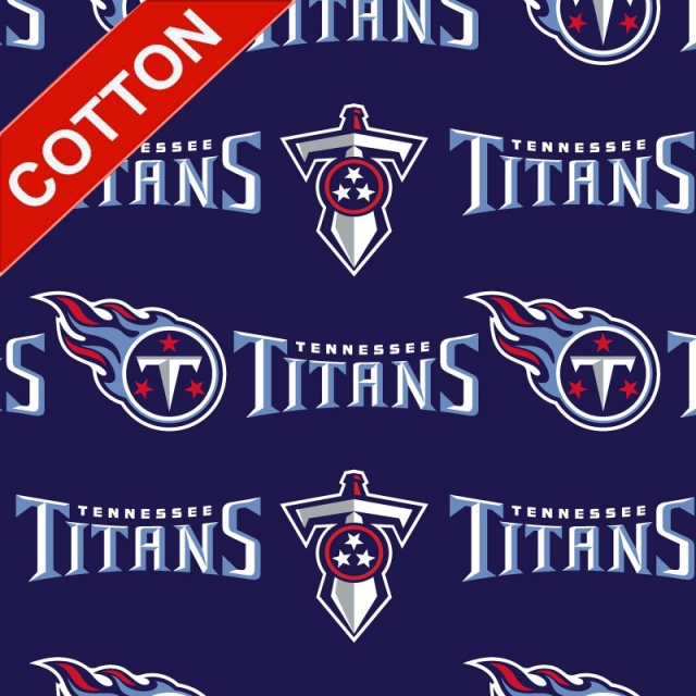 Tennessee Titans Allover NFL Cotton Fabric 