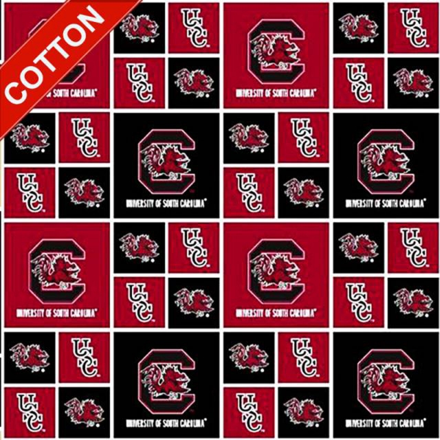 University of South Carolina Gamecocks Cotton Fabric