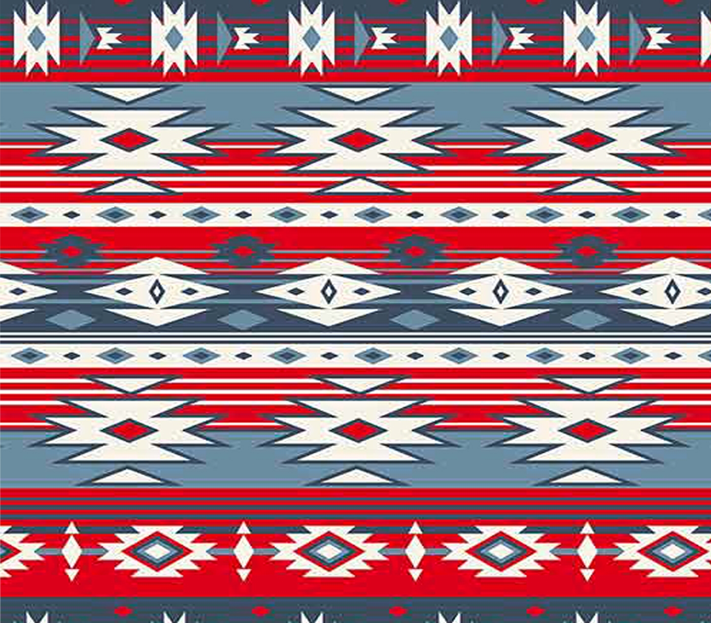 IVORY Rudy Native American Fleece Fabric