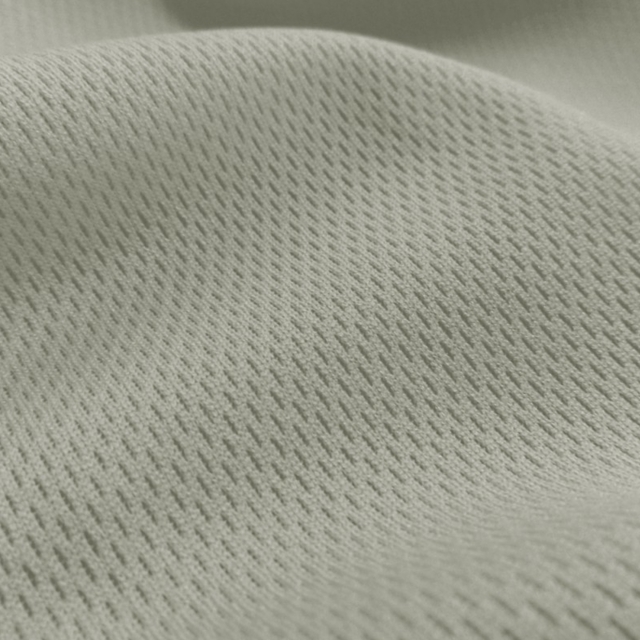 Silver Flat Back Dimple Mesh Fabric