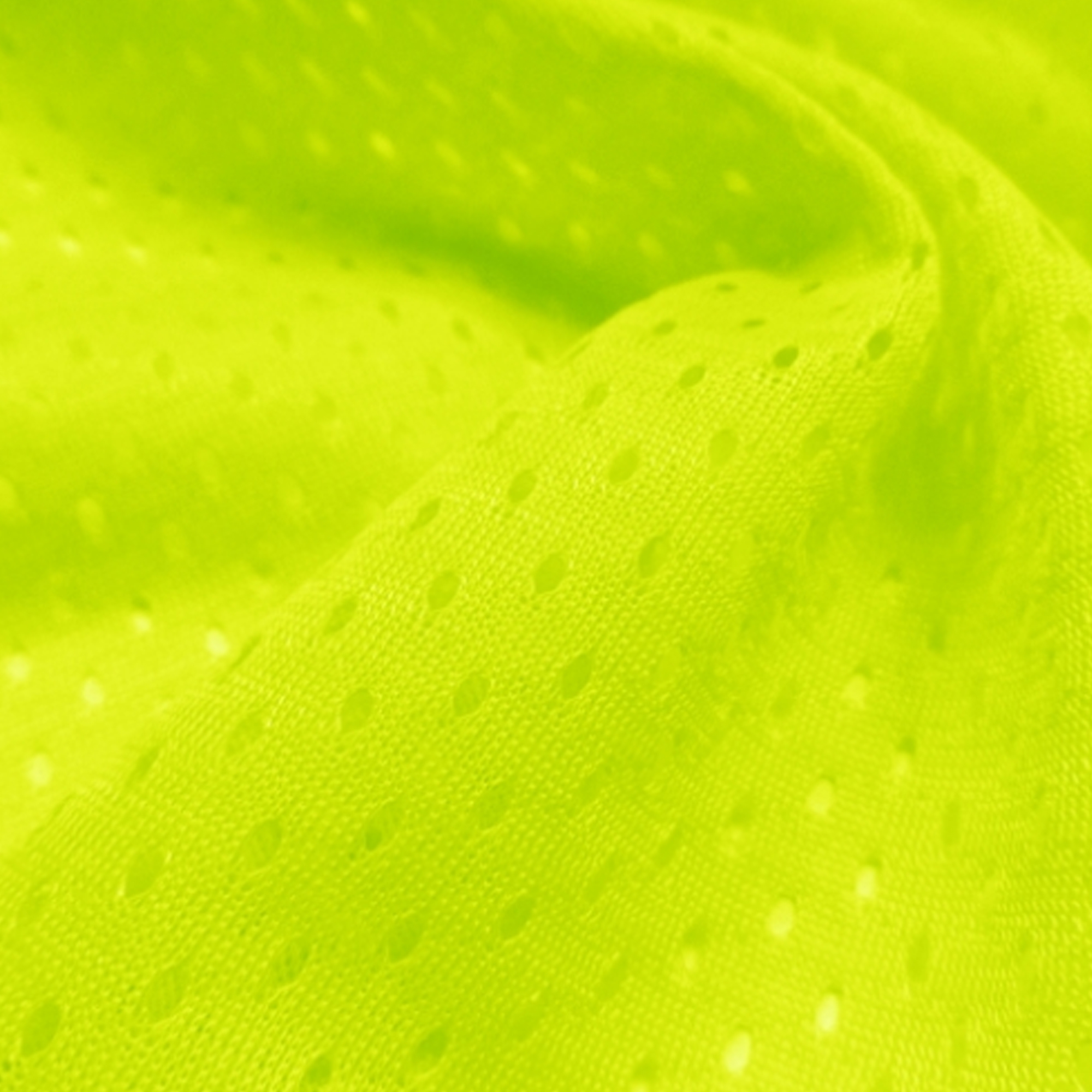 Neon Yellow Football Mesh Jersey Fabric