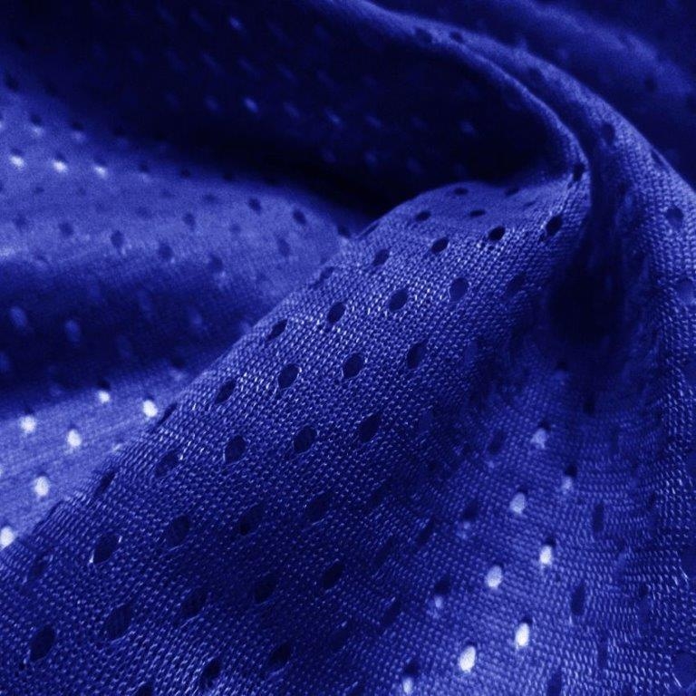 Royal Blue Football Mesh Jersey Fabric