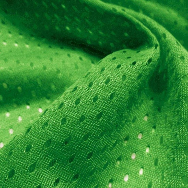 Kelly Green Football Mesh Jersey Fabric