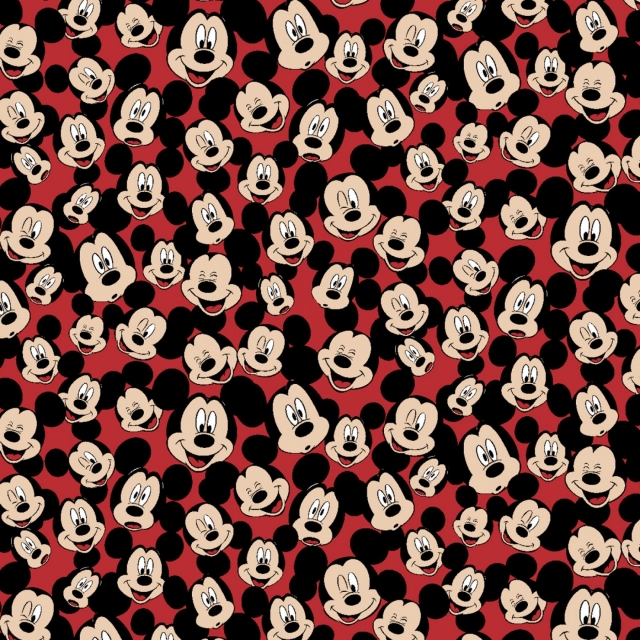 Disney Mickey Mouse Allover Fleece Fabric