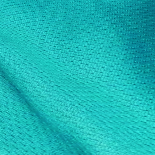 Teal Flat Back Dimple Mesh Fabric