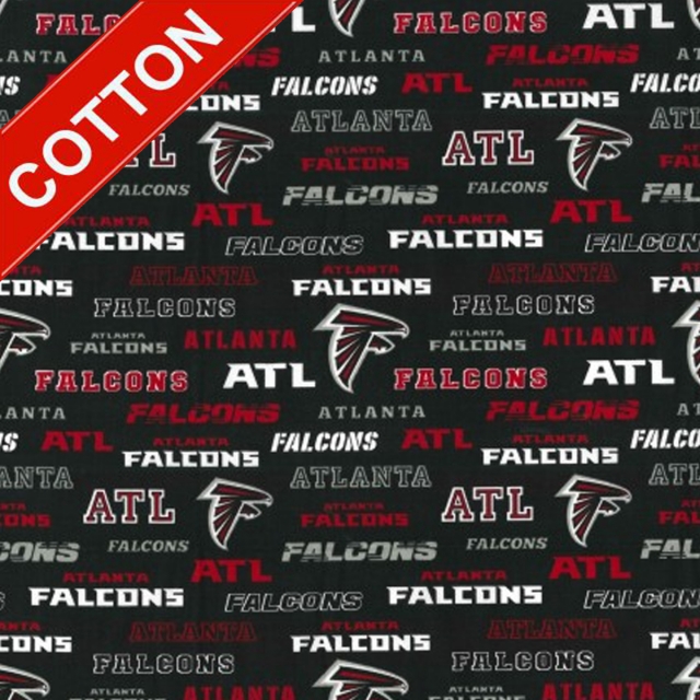 Atlanta Falcons Allover NFL Cotton Fabric