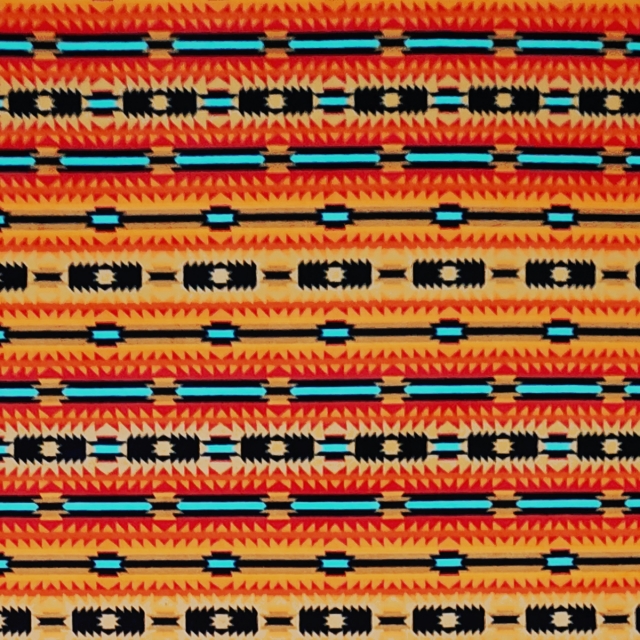 RED Crimson Arrow Native American Fleece Fabric
