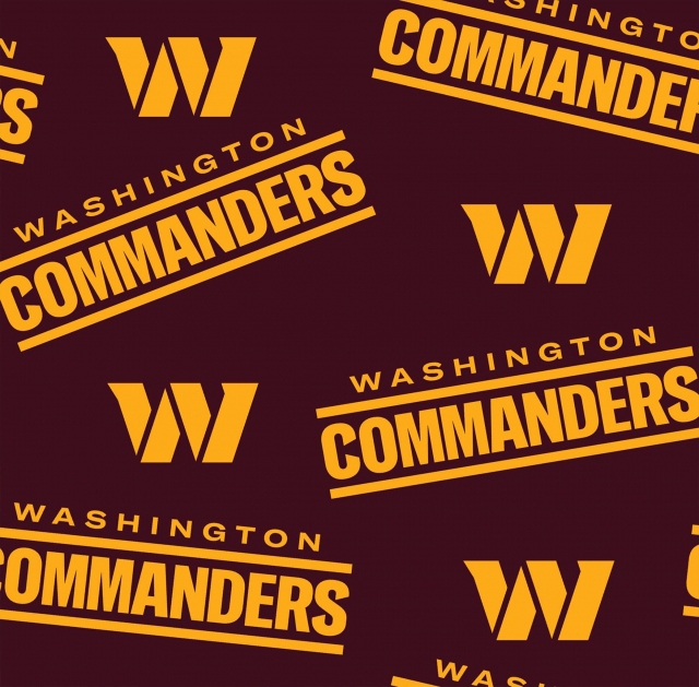 Washington Commanders AKA Redskins NFL Fleece Fabric
