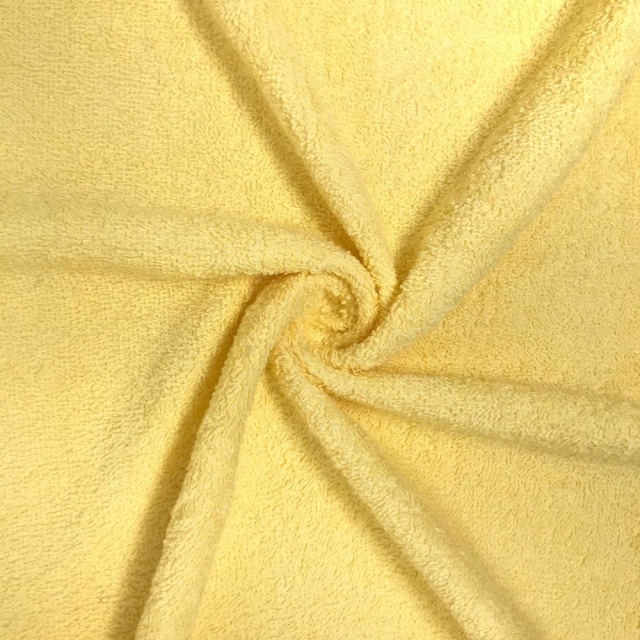 Yellow Terry Cloth Fabric