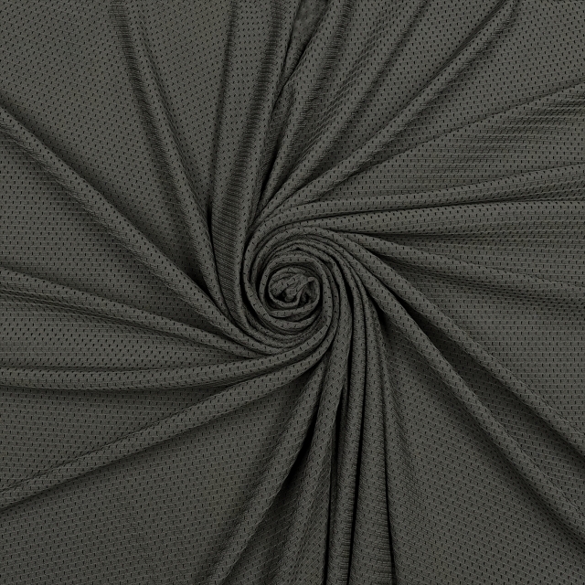 Charcoal Gray Pro Mesh Heavy Jersey Fabric
