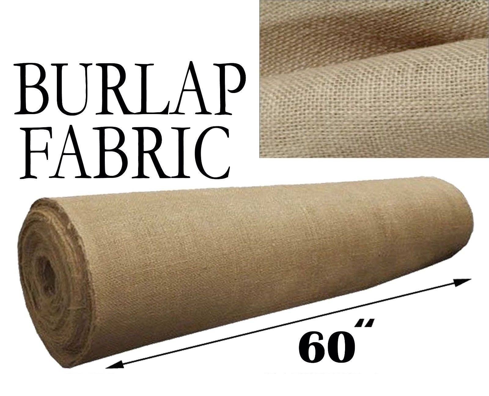 Burlap Fabric  Natural 60 Inches Wide