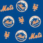 New York Mets Allover MLB Fleece Fabric