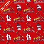 St. Louis Cardinals Allovers MLB Cotton Fabric