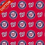 Washington Nationals MLB Cotton Fabric