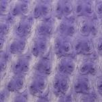 Lavender Minky Rose Cuddle Fabric