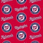 Washington Nationals MLB Fleece Fabric