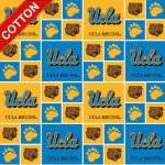 University of California Los Angeles Bruins Cotton Fabric	
