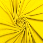 Bright Yellow Cotton Spandex Jersey Fabric